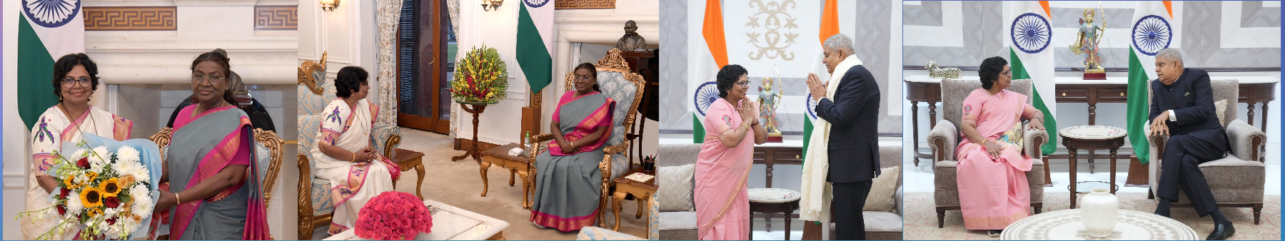 Chairperson NCW met Hon&#039;ble President and Vice President