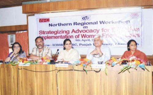 Member Hemalta Kheria attended a workshop on “Strategizing Advocacy for Effective Implementation of Women Friendly laws” held Chandigarh, on 9th April, 2012