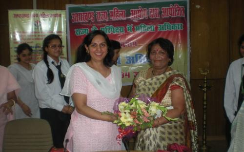 Dr. Charu WaliKhanna, Member, NCW was Chief Guest at a seminar “State Commission and Women’s Right Vs. Human Rights” held Dehradun