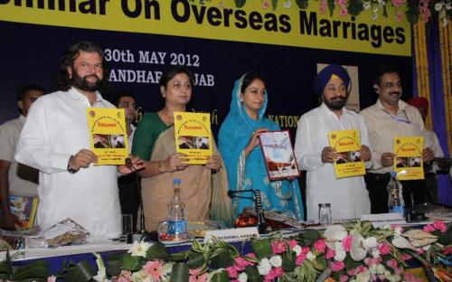 Hon’ble Member Shamina Shafiq attended the “National Seminar on Overseas Marriage” held on 30th May, 2012 at Jalandhar, Punjab