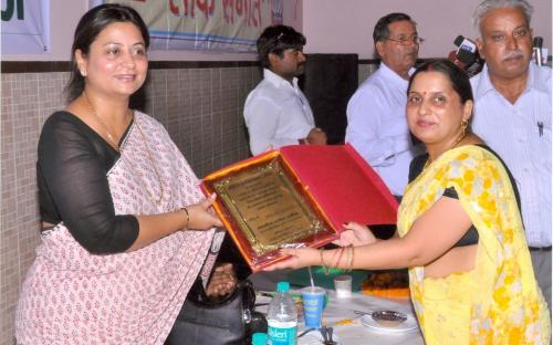 Ms. Shamina Shafiq, Member, NCW was Guest at seminar on Agriculture and Gramin Vikas, organized by the Media Association