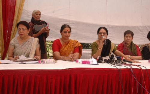 Press conference on Indecent Representation of Women - Act and Initiatives of NCW