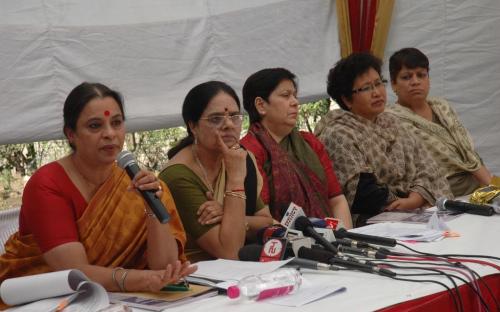 Press conference on Indecent Representation of Women - Act and Initiatives of NCW