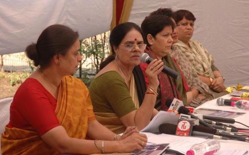 Press conference on Indecent Representation of Women - Act and Initiatives of NCW