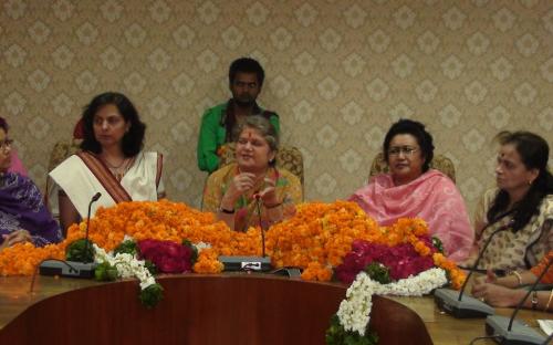 A group of women from Muraina, Madhya Pradesh visited the Commission and met Hon’ble Chairperson