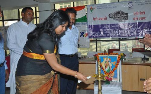 Dr. Charu WaliKhanna Member NCW, Chief Guest at legal awareness camp on “Reproductive Health Rights, Foeticide, Infanticide, PC & PNDT Act, 1994, and The Medical Termination of Pregnancy ACT” held on 21 and 22 September, 2012