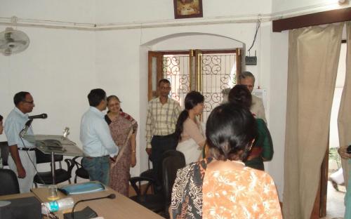 Member Shamina Shafiq delivered a lecture at a workshop on “Women Studies – an introduction” organized by Centre for Women Studies, at Aligarh Muslim University