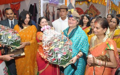 Ms. Mamta Sharma, Hon’ble Chairperson, NCW was the chief Guest and inaugurated the welfare exhibition; organize by Himveer Wives Welfare 