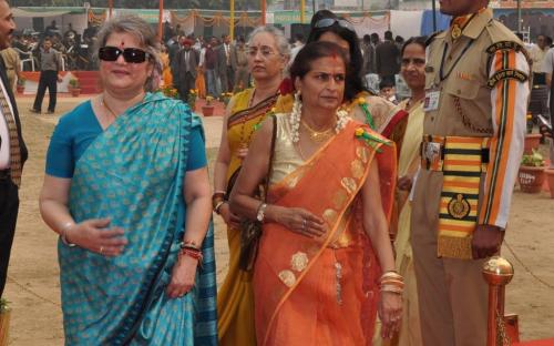 Ms. Mamta Sharma, Hon’ble Chairperson, NCW was the chief Guest and inaugurated the welfare exhibition; organize by Himveer Wives Welfare 