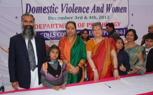 Smt Mamta Sharma, Chairperson NCW was the chief guest at National Seminar “Domestic Violence And Women” organized by Department of Psychology, R. D. Girls College, Bharatpur, Rajasthan