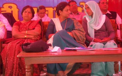 Ms. Shamina Shafiq, Member, NCW attended a sammelan on “Beeti Bachov” organised by Gram Panchayat Chiriya & Beti Desh ki Shaan Foundation (Regd) Bhiwani (HR) at Govt Girls Sr. Sec. School, Village Chiriya, Distt Bhiwani (HR) on 9th December