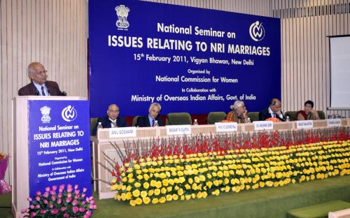 National Seminar on “ISSUES RELATING TO NRI MARRIAGES” Photo(S)