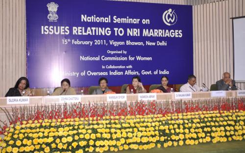 National Seminar on “ISSUES RELATING TO NRI MARRIAGES” Photo(S)