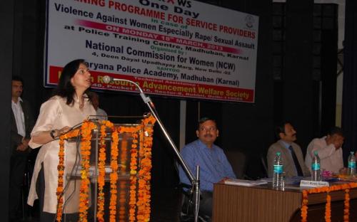 NCW organized Training and Sensitisation Programme for Police in case of Violence Against Women on 18.03.2013.