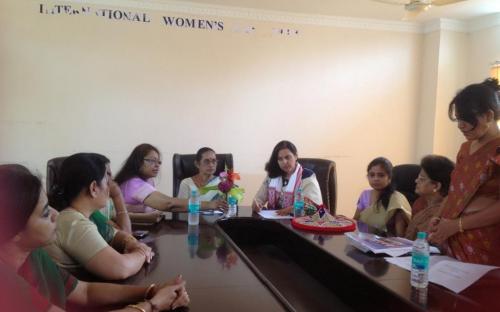 Dr Charu WaliKhanna Member NCW held discussions on gender violence and other women related issues with Assam State Commission for Women (ASCW), Guwahati