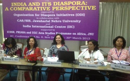 Dr Charu WaliKhanna Member NCW Chaired Session on “Diaspora and Gender”