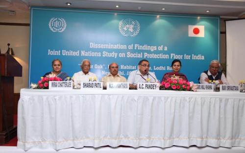 Dr Charu WaliKhanna, Member, NCW attended Dissemination of Findings of a Joint Nation Study on Social Protection Floor for India