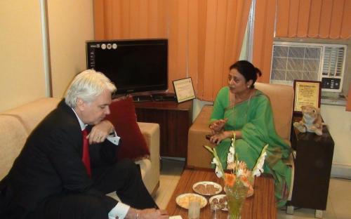 Ms. Shamina Shafiq, Member, NCW had elaborate discussions on gender issues (major concern internationally) with Mr. Richard Burge, Chief Executive of Wilton Park, Executive Agency of the Foreign and Commonwealth Office