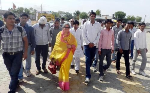 Ms. Mamta Sharma, Chairperson, NCW visited district Alwar, Rajasthan and met various local leaders and administrative officers