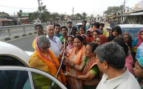 Ms. Mamta Sharma, Chairperson, NCW visited district Alwar, Rajasthan and met various local leaders and administrative officers