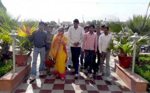 Ms. Mamta Sharma, Chairperson, NCW visited district Alwar, Rajasthan and met various local leaders and administrative officers