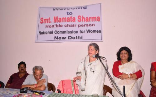 NCW Chairperson Mamta Sharma undertook a two-day visit of Odisha