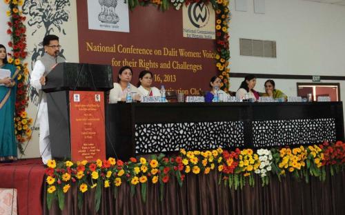 National Commission for Women organised a National level Conference on Dalit women entitled “Dalit Women : Voices for their Rights and Challenges” coordinated by Ms. Hemlata Kheria, Member NCW