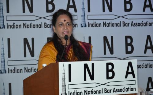 Ms Nirmala Samant Prabhavalkar, Member, NCW attended Indian National Bar Association (INBA), Mumbai Conference, held