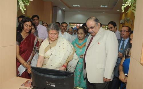 Ms. Mamta Sharma, Chairperson, NCW inaugurated Vijaya Bank Branch at Janakpuri, New Delhi