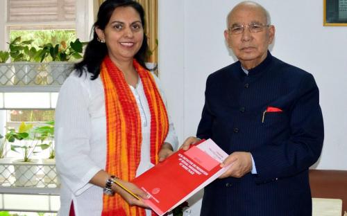 Dr. Charu WaliKhanna, Member, NCW, meets Hon’ble Governor, Karnataka