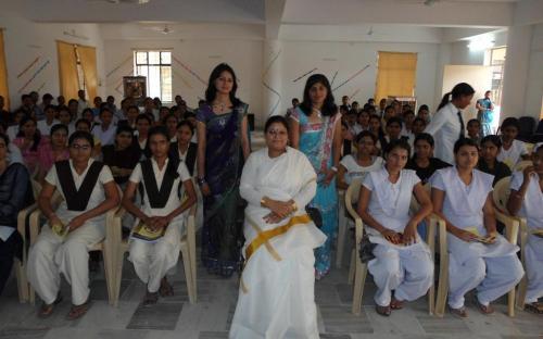 Ms Hemlata Kheria, Member, NCW visited Mewar Girls College, Chittorgarh, Rajasthan