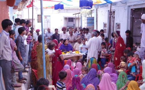 Ms. Hemlata Kheria, Member, NCW visited in Kewalpura Panchayat and Sangaria Panchayat in Sub-divisions of Badisadri, Chittorgarh, Rajasthan