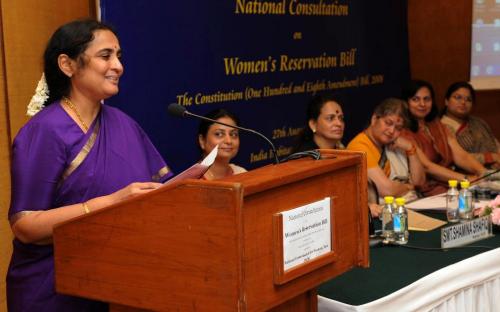 National Commission for Women organized a National Consultation on Women’s Reservation Bill, The Constitution (One Hundred and Eight Amendment Bill)