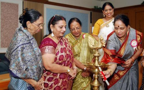 Smt. Nirmala Samant Prabhavalkar, Member, NCW was the guest at 22nd Ashirwad Rajbhasha Puraskaar Samaroh