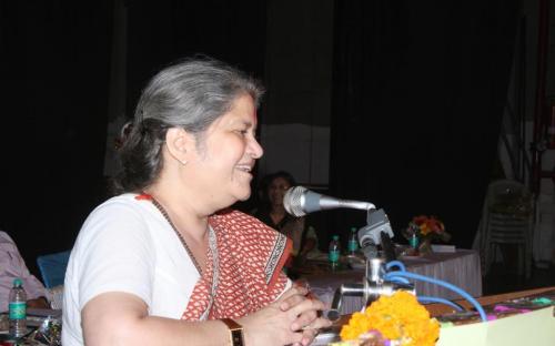 Smt. Mamta Sharma, Chairperson, NCW was the chief guest at conference on Women Awareness and Safety on 8th October, 2013 at Pearay Lal Auditorium