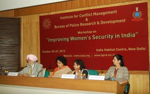 Dr. Charu WaliKhanna, Member, NCW attended a workshop on “Improving Women’s Security in India” organized by Institute of Conflict Management & Bureau of Police Research & Development on 28th October