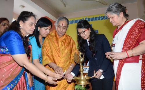 Hon'ble Chairperson organized a two-day National Consultation on 27th and 28th of February, 2014 at Jaipur, Rajasthan on "Prohibition of Atrocities against Women by Dehumanizing and Stigmatizing them in public"