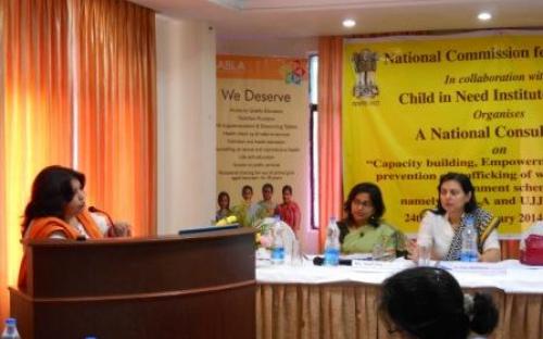 Dr. Charu WaliKhanna, Member was Chief Guest in the National Consultation to review Rajiv Gandhi Scheme for Empowerment of Adolescent Girls – SABLA