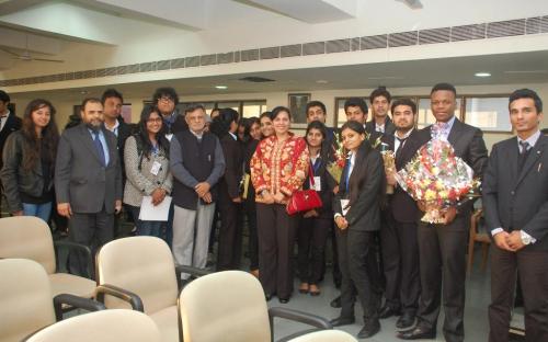 Dr. Charu WaliKhanna, Member, NCW, Chief Guest at the Prize Distribution Function organised by University School of Law and Legal Studies