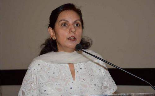 Dr. Charu WaliKhanna, Member, NCW, Guest of Honour at NCW National Seminar on “Violence Against Women Mainly focusing on Safety of Women at Public Places and Education Centers” 