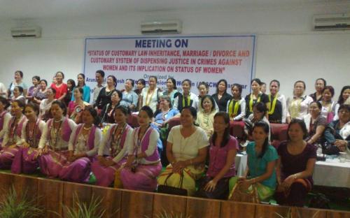 State Women Commission organized a meeting on “Status of customary laws – inheritance, marriage-divorce and customary system of dispensing justice in crime against women and its implication on status of women