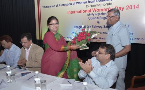 Ms. Hemlata Kheria, Member, NCW was Chief Guest in a National Seminar on “Dimension of Protection of Women From Domestic Act, 2005: Journey so for”