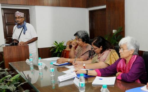 Smt. Lalitha Kumaramangalam, Hon’ble Chairperson, NCW inaugurated two day National Seminar on Gender and Violence: A challenge for Equitable Society, organised by Department of Sociology, Jamia Millia Islamia, New Delhi and Research Committee 10 (gender studies) of Indian Sociological Studies (ISS)