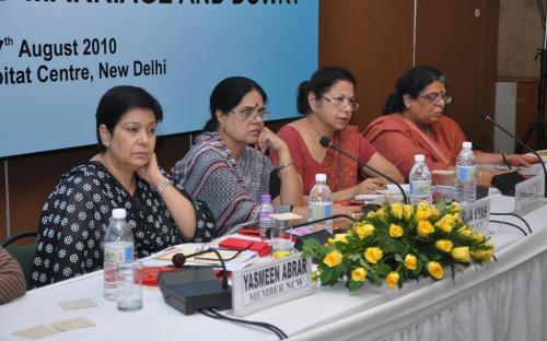 Consultation on "Laws Relating to Marriage and Dowry" at India Habitat Center, New Delhi