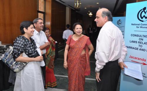 (L to R) Ms. Yasmeen Abrar, Member, NCW, Mr. Yogesh Mehta, Law Officer, NCW, Ms. Kareena B. Thengamam, PRO, NCW and Ms. Zohra Chatterji, Member Secretary, NCW