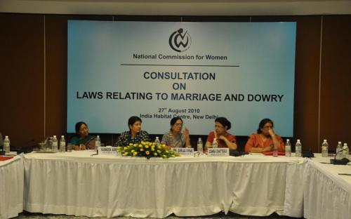 Consultation on "Laws Relating to Marriage and Dowry" at India Habitat Center, New Delhi