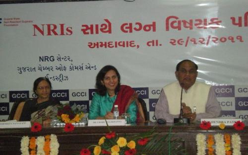 Seminar on “Marriage Matters Concerning NRIs,” sponsored by Gujarat State Non-Resident Gujaratis’ Foundation, Gandhinagar