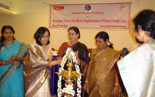 Southern Regional Level Workshop on Strategizing Advocacy for Effective Implementation of Women Friendly Laws Organised by National Commission for Women and Women Power Connect