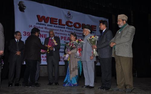 Hon’ble Chairperson, NCW attended 39th One Day Peace Conference organized by Jammu & Kashmir Peace Foundation