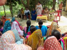 Ms. Shamina Shafiq, Member, NCW attended a meeting with rural grass root activists, organised by Mahila Smakhya, Sitapur